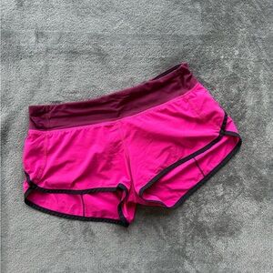 Lululemon Speed Up Lined Shorts 2.5” Size 6